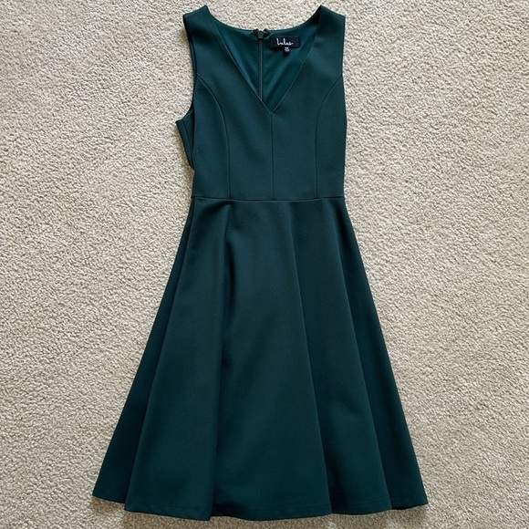 Lulus XS Emerald Green Set in Waist Full Skirt - Picture 7 of 7